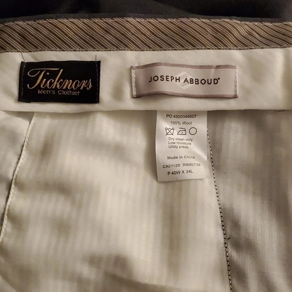 Joseph Abboud Gray men's dress pants
